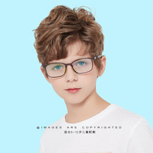 2021新款儿童防蓝光眼镜TR5109男女童方框平光镜带防滑脚套可配镜