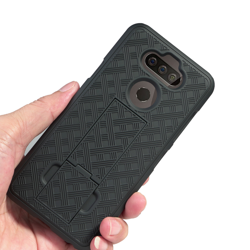 适用lgk31手机壳防摔碳纤维 保护套简约商务男款创意手机套