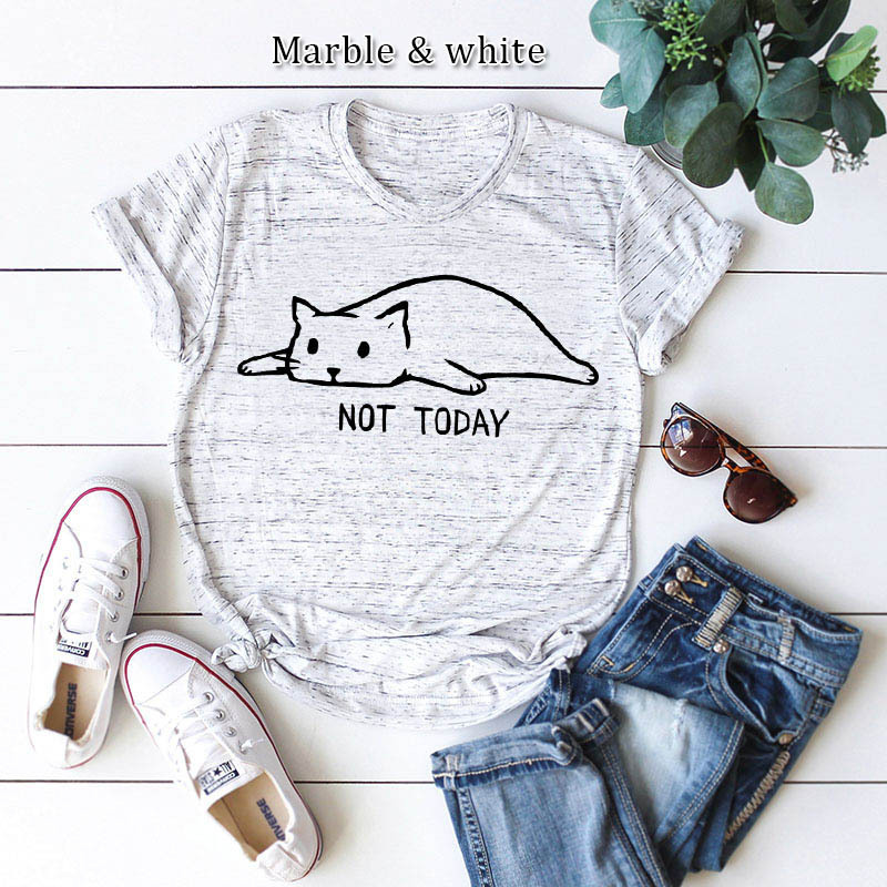not today cat t-shirt 4