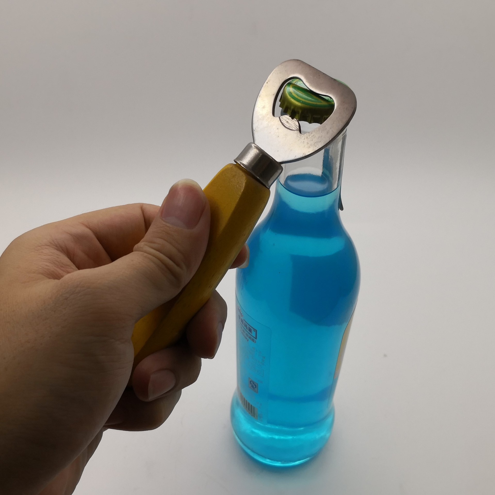 橡胶木开瓶器啤酒开瓶器抽头实木开瓶器礼品开瓶器