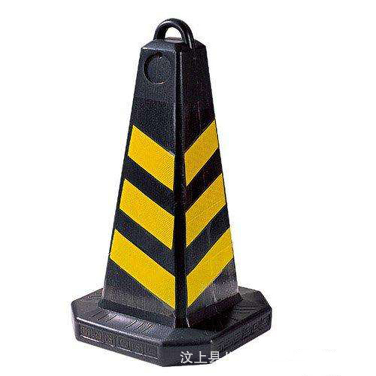 橡胶路锥 雪糕筒 红白反光锥形路障 反光方锥 警示施工圆锥