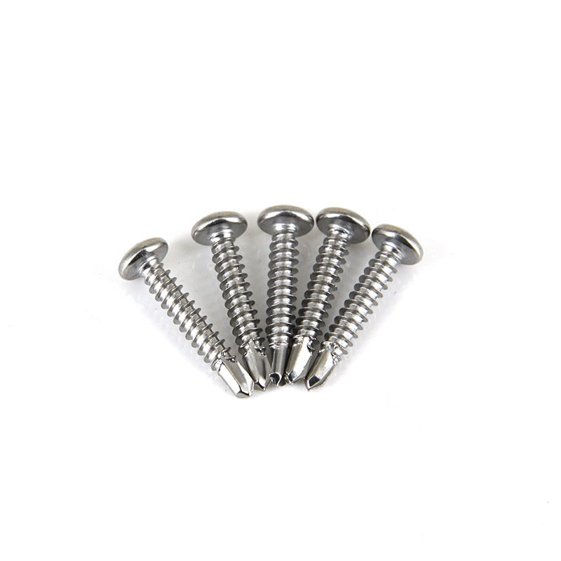 410不锈钢圆头钻尾丝 盘头自钻燕尾螺丝钉 不锈钢盘头钻尾螺丝