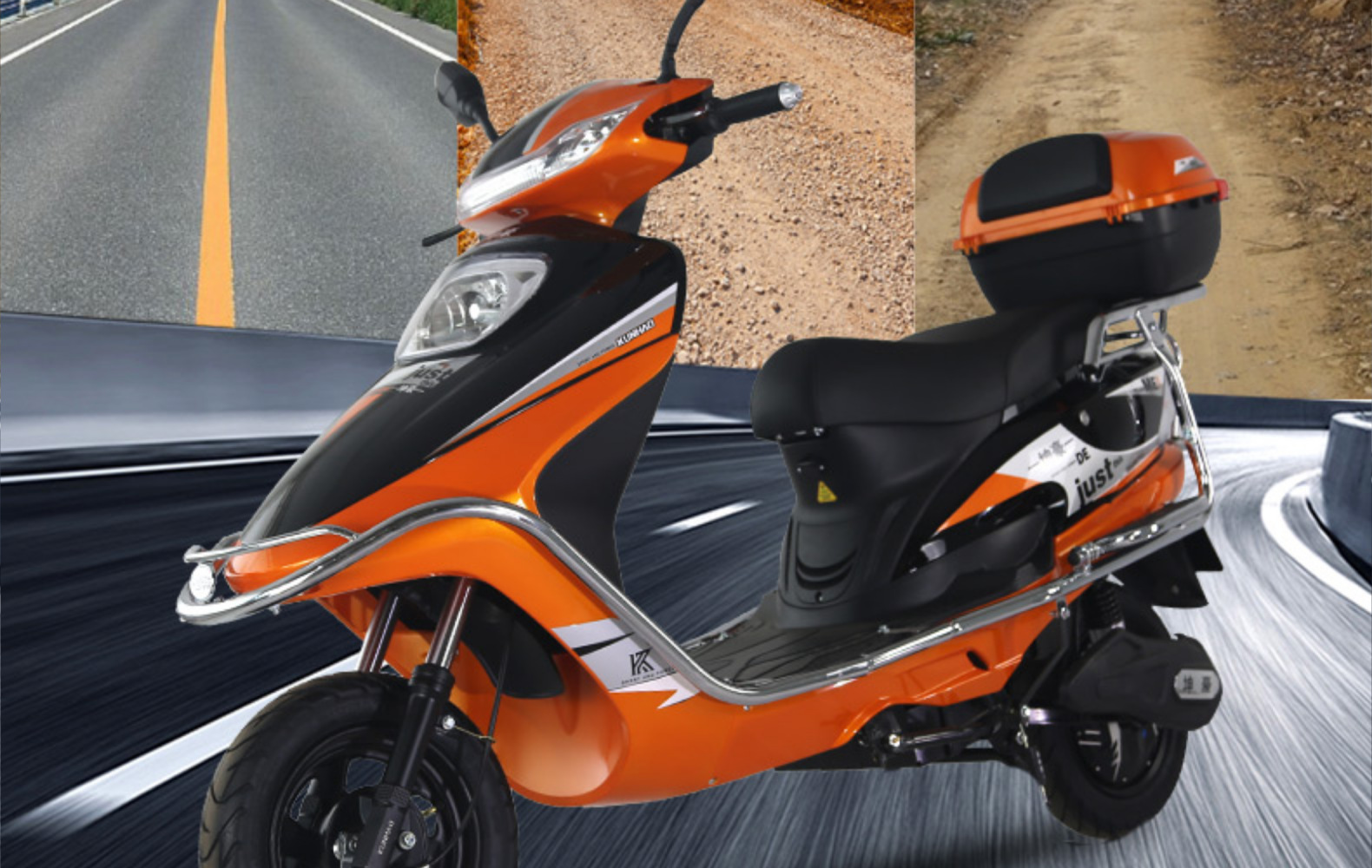 坤豪电动车中沙大公主双人新能源48v60v72v男女款外卖车大容量