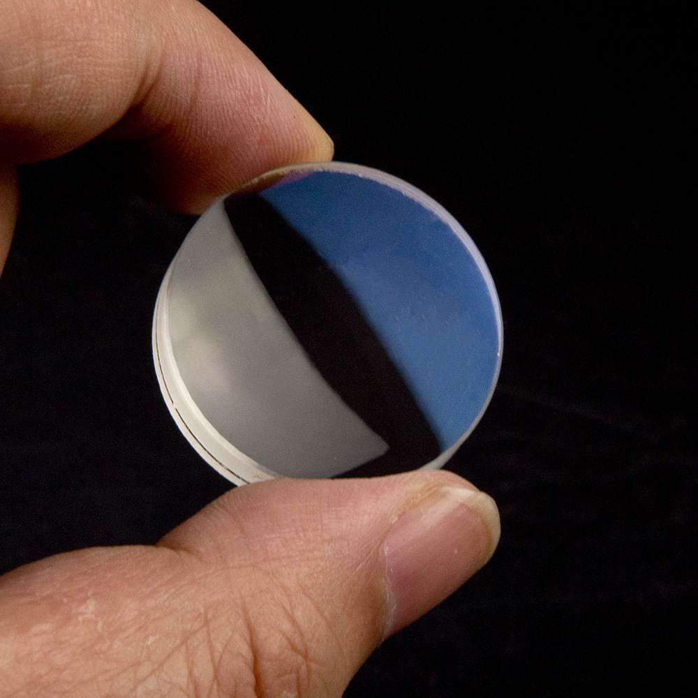 凸透镜聚光透镜天文望远镜镜片镀蓝膜胶合透镜物镜寻星镜光学镜片