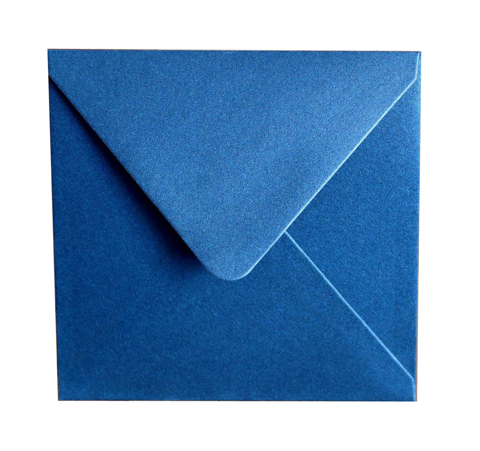 欧式请柬150g珠光纸卡片加厚信封 婚庆节日西式深蓝色贺卡包装