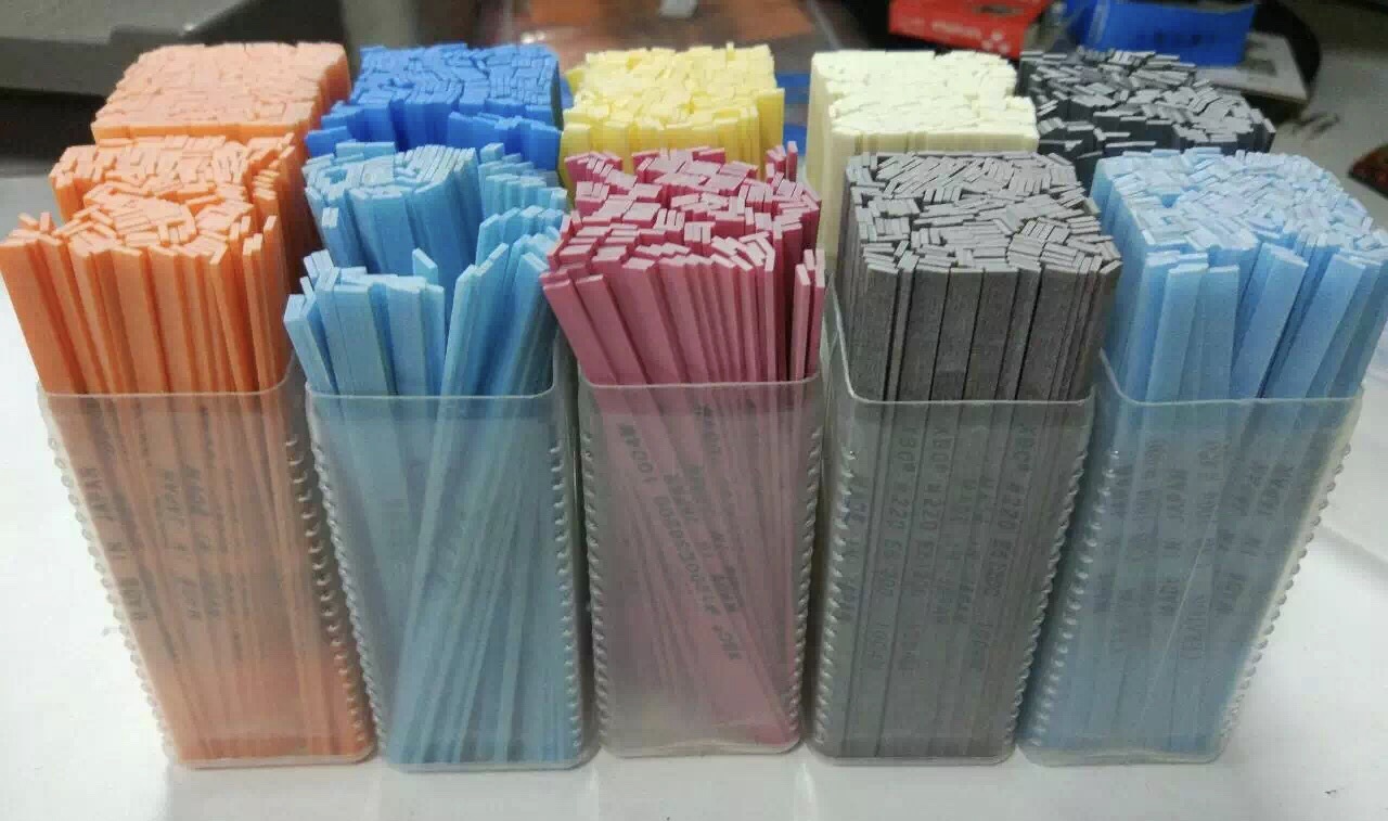 批发日本锐必克xbc纤维油石桔色1004玉石模具抛光圆油石条400