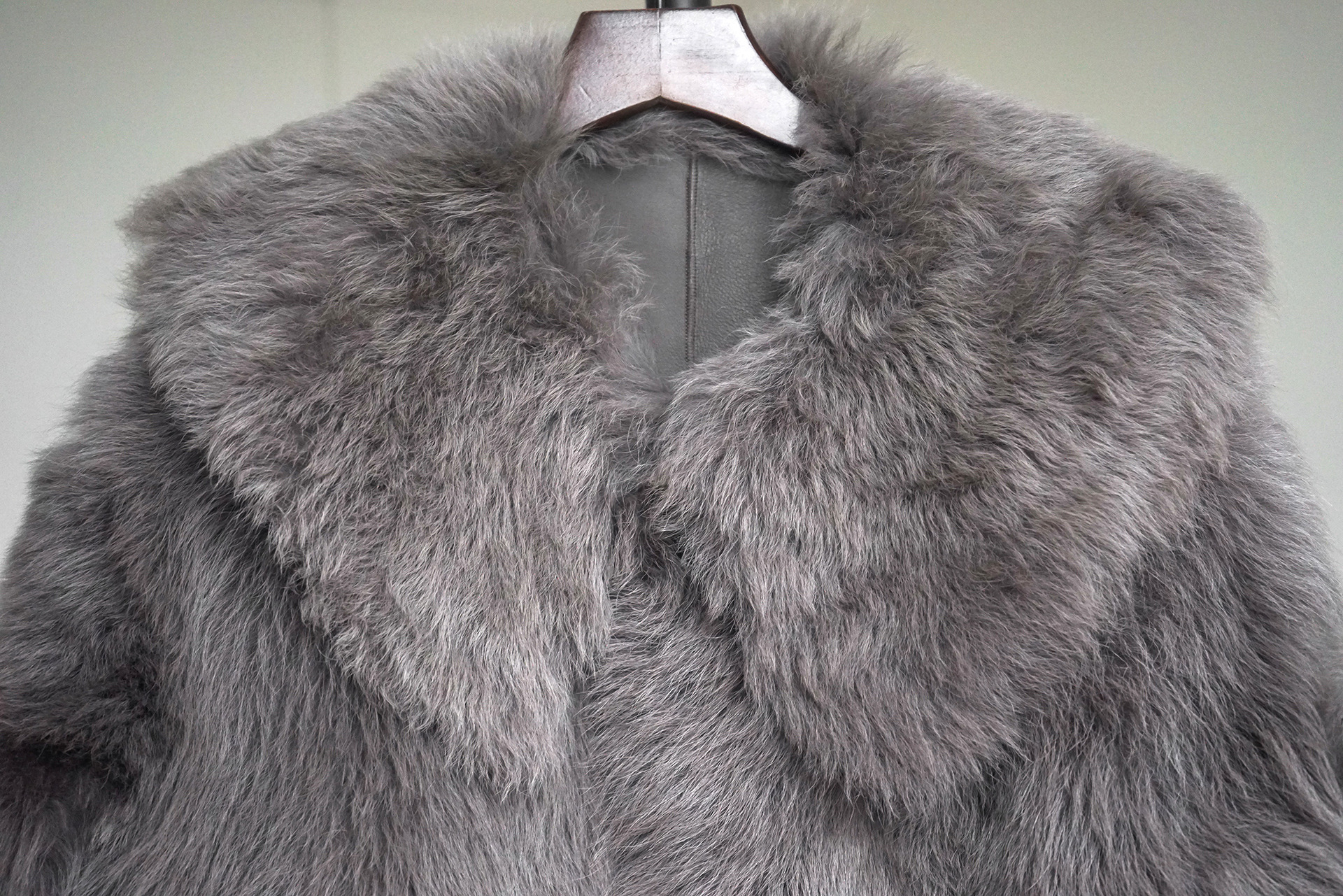 秋冬新款托斯卡纳羊毛皮毛一体皮草女外套 厂家直销时尚女皮草