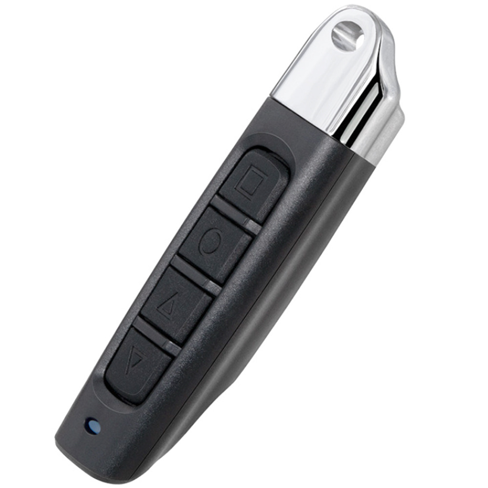 厂家供应拇指型433对拷常规型车库门遥控器 翻板门电动门拷贝钥匙