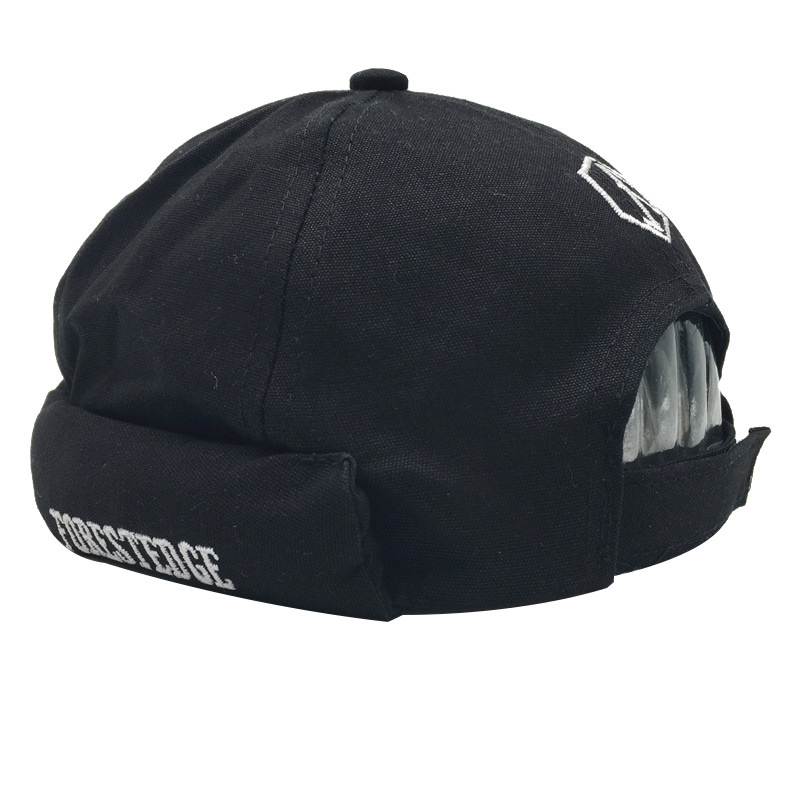 韩版春夏帽子男圆顶嘻哈雅痞瓜皮帽女户外个性流氓帽无檐地主帽