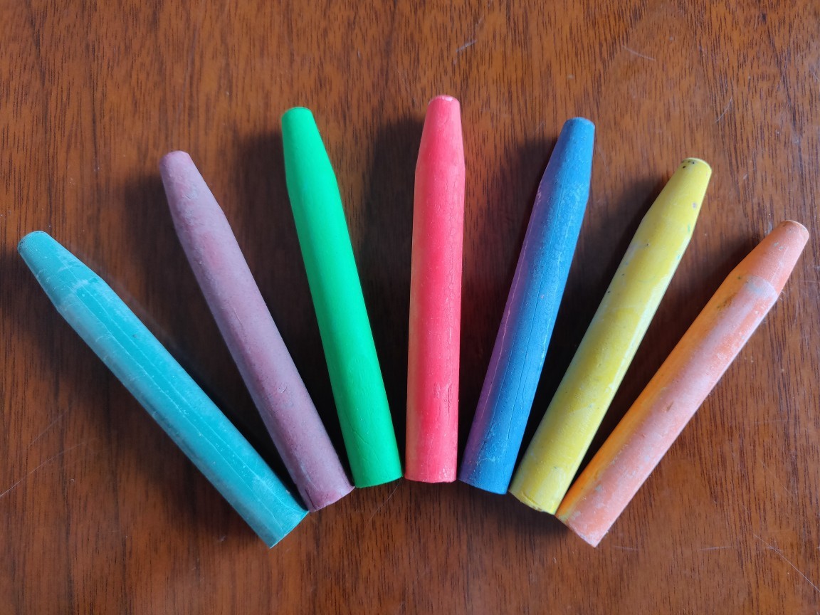 8.5cm小粗粉笔16支桶装 马路玩具 过欧美检测 工厂批发直销便宜