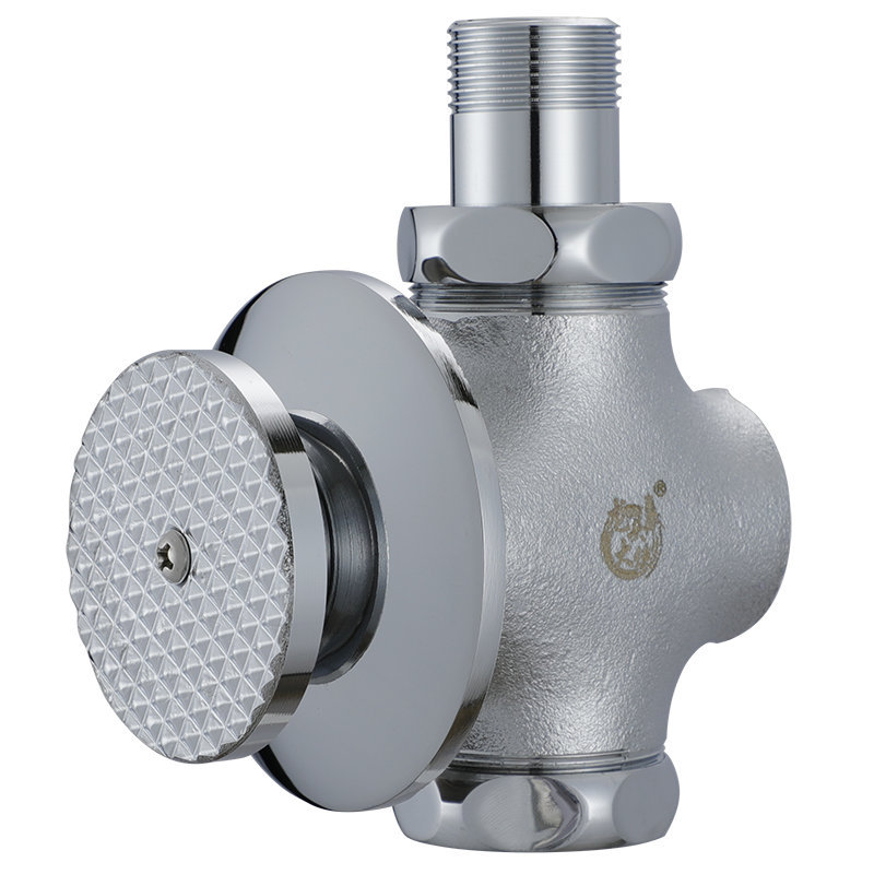 铜 暗装蹲便器冲水阀 脚踏式大便冲洗阀厕所便池脚踩蹲坑延时阀