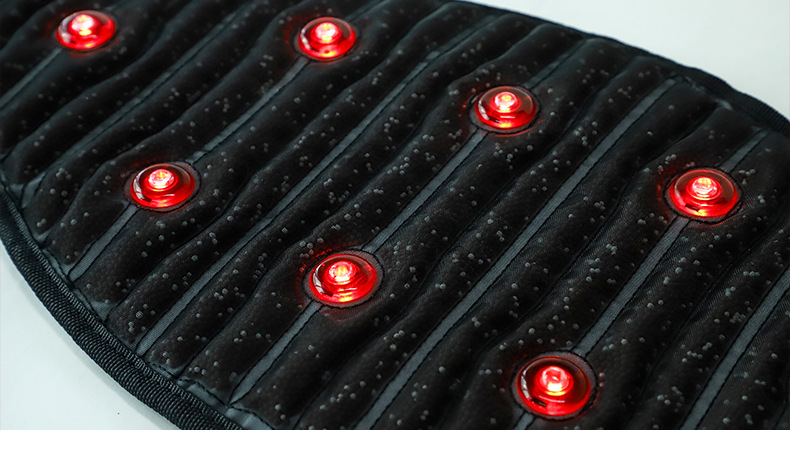 光子黄土球腰带温敷原始点 激光腰带加热保健玉石锗石托玛琳腰带