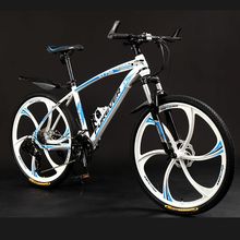 上海永久牌自行车山地车3刀一体轮双碟刹减震成人26寸24寸单车