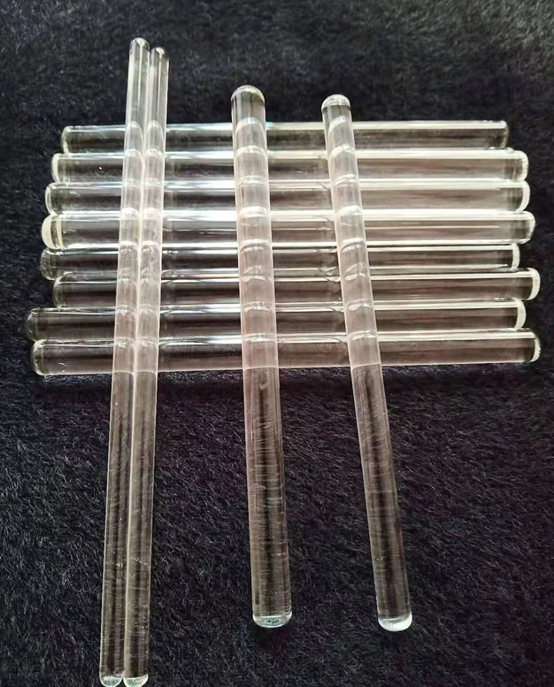 玻璃搅棒导流棒 实验室玻璃棒直径5/6/8mm烘头实心玻棒耐高搅拌棒