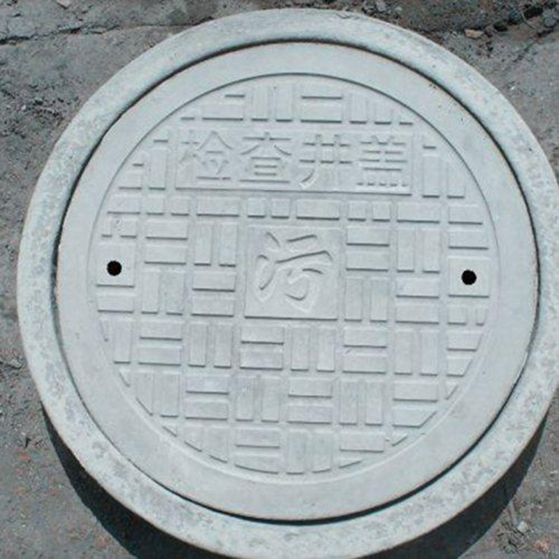 钢纤维混凝土水泥井盖 圆形钢纤维井盖水泥井盖 混凝土轻型井盖