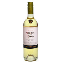 750ml*6瓶 智利原瓶进口红酒 红魔鬼霞多丽干白葡萄酒原装 整箱装