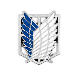 动漫周边 进击的巨人胸针 艾伦自由之翼 调查兵团brooch别针徽章