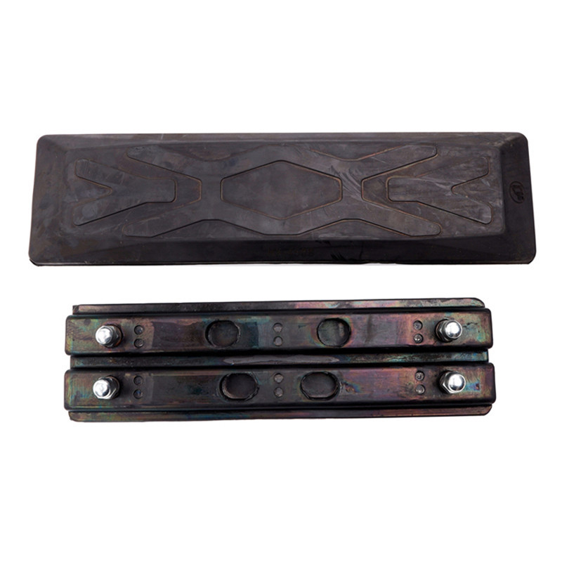 挖掘机橡胶块履带板400 450多种卡扣螺丝履带板 质保一年