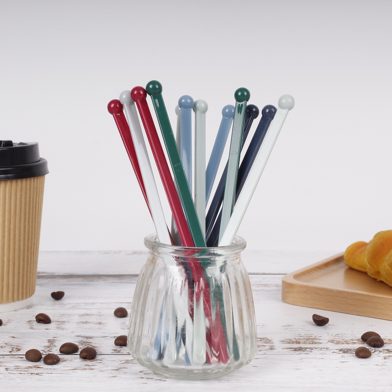 厂家直销塑料搅拌棒 塑料扁棒咖啡搅拌棒 一次性ps 透明棒