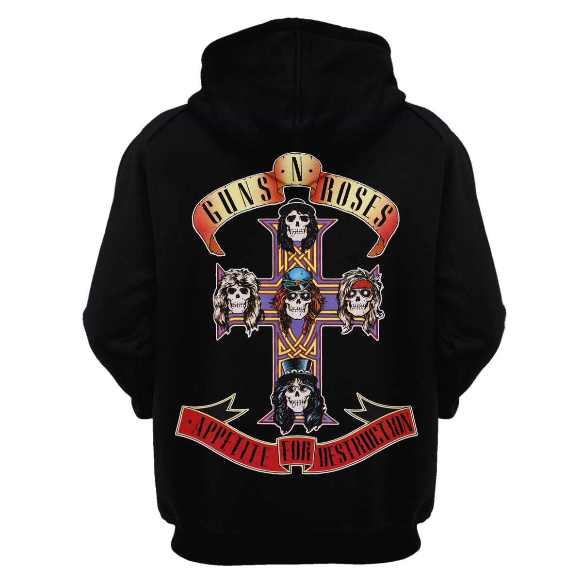 外贸爆款美国传奇硬摇滚乐队3d数码 印花男女款连帽卫衣 棒球服