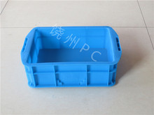 加厚310周转箱 杭州仓库货架五金配件收纳蓝色长方形塑料箱零件盒