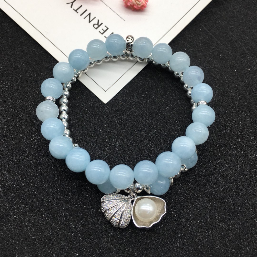 润玉同款人鱼泪手链香蜜沉沉烬如霜纯银手饰品罗云熙小鱼仙官手串