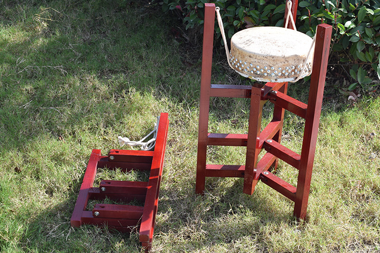 实木红色京板鼓架子416 418 420 424木质京班鼓架扎子司鼓暴鼓架