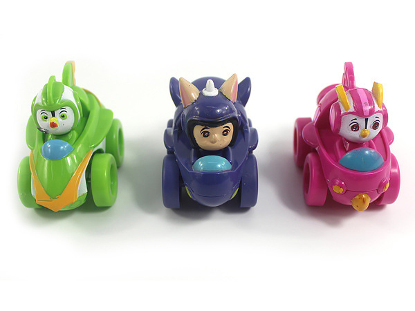 5cm冲天小鸟救援车 滑行玩具车 冲天小队玩具车 袋装6款 155g