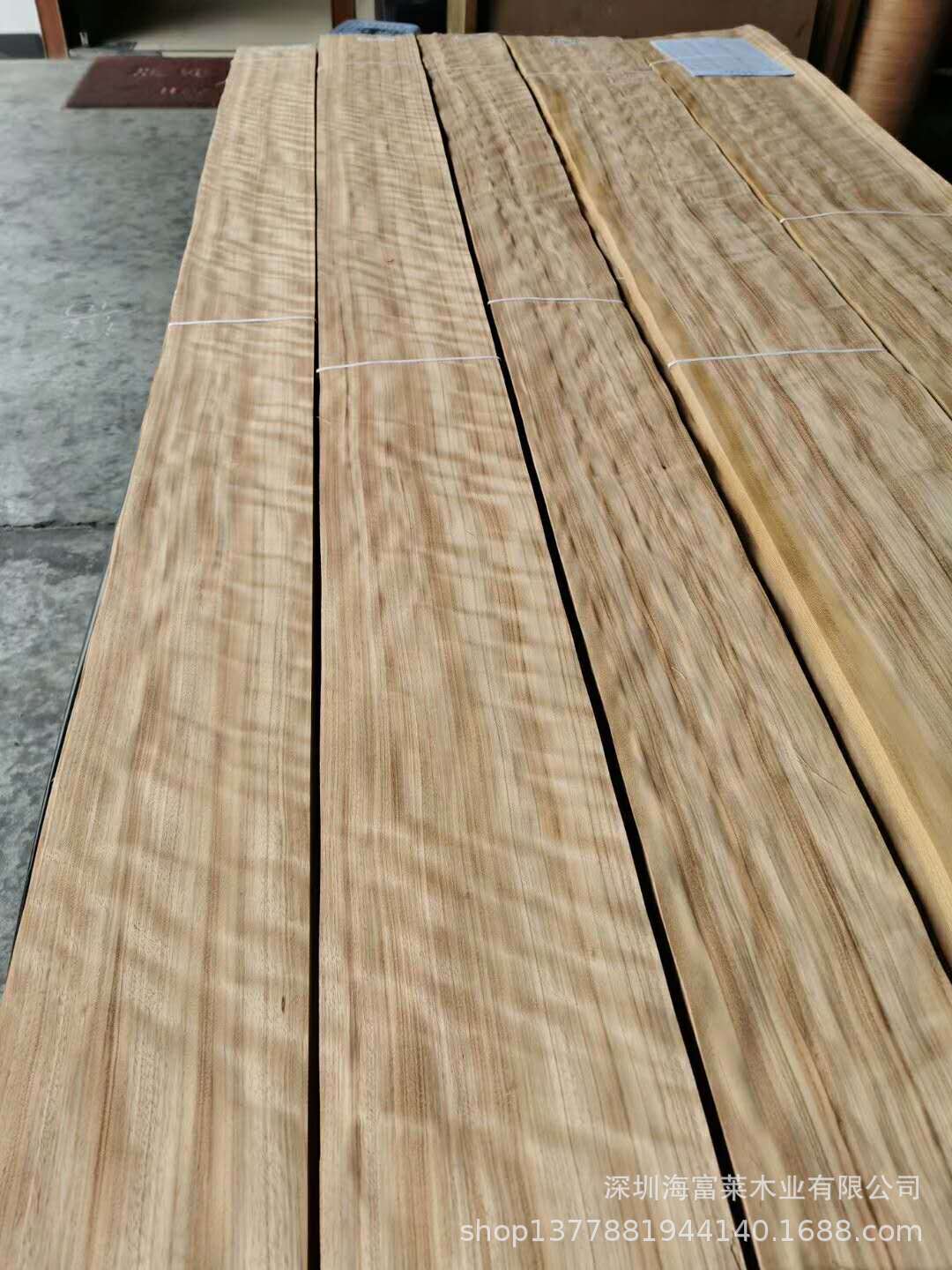 乌金木贴面板 天然乌金木皮实木拼 乌金木直纹免漆