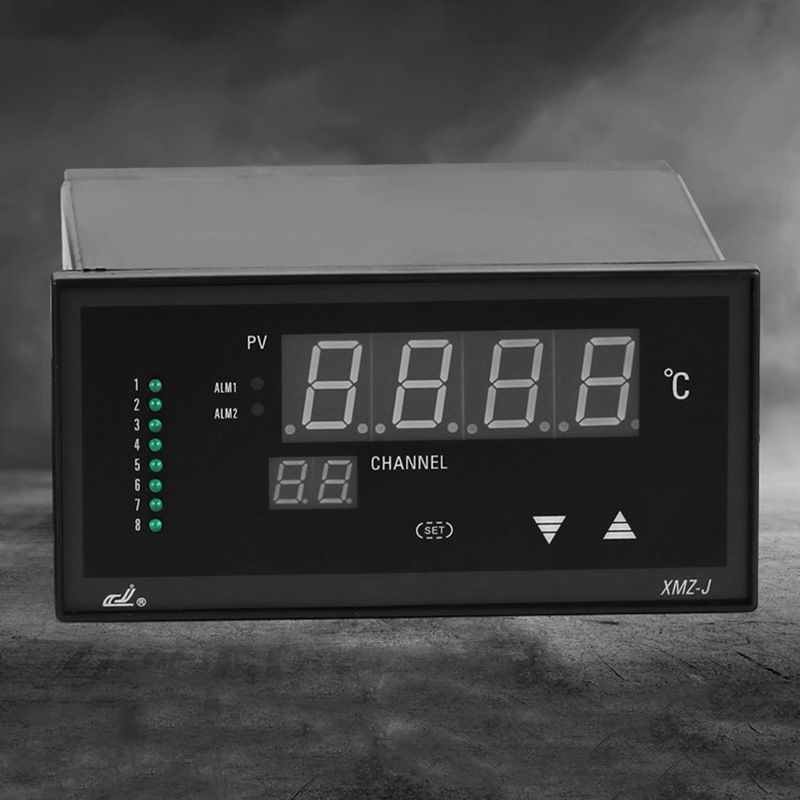 xmz-j8系列 8路温度巡检仪 智能温度测量仪表 8通道检测 可通讯