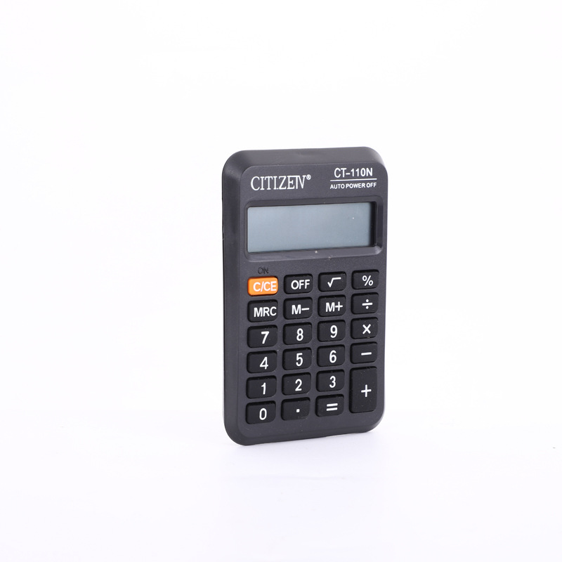 Factory Wholesale Cute Primary School Student Leather Case Calculator Logo Printing Ct110n Handheld Gift Computer
