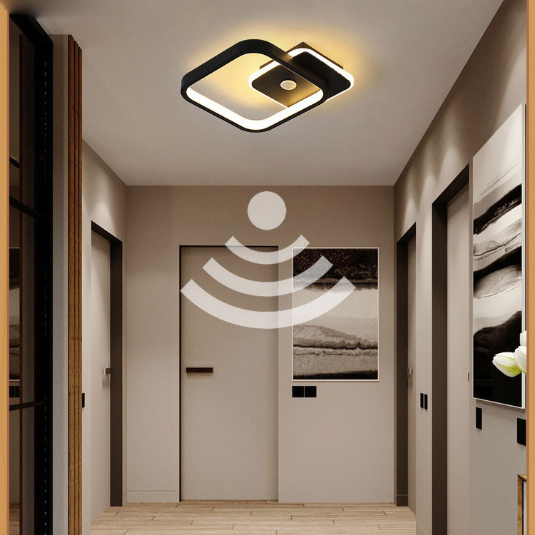 雷达人体感应灯led过道灯走廊灯创意个性入户玄关灯走道楼梯间灯