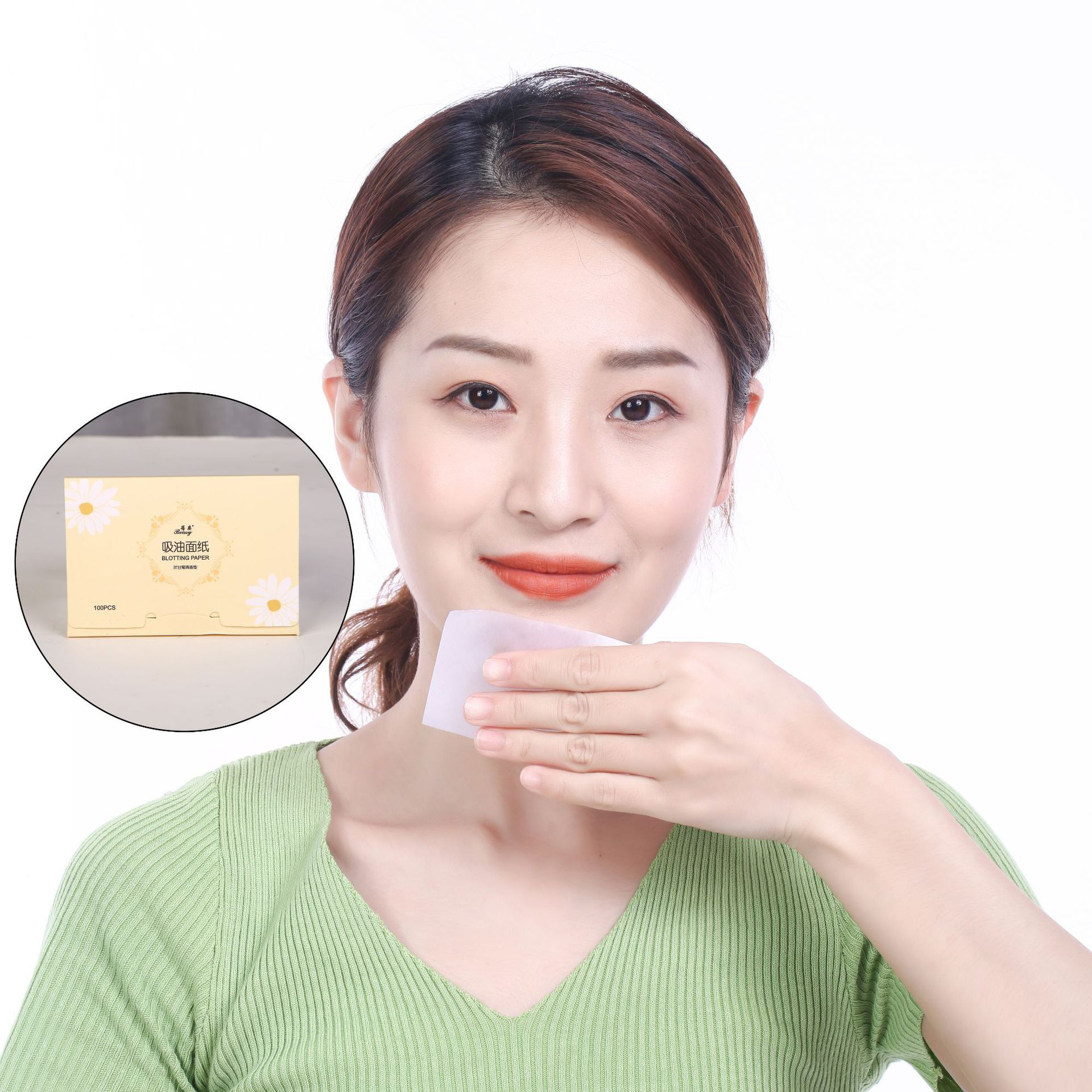 夏季吸油纸100片 面部清洁面部吸油面纸彩妆护肤品化妆工具定制