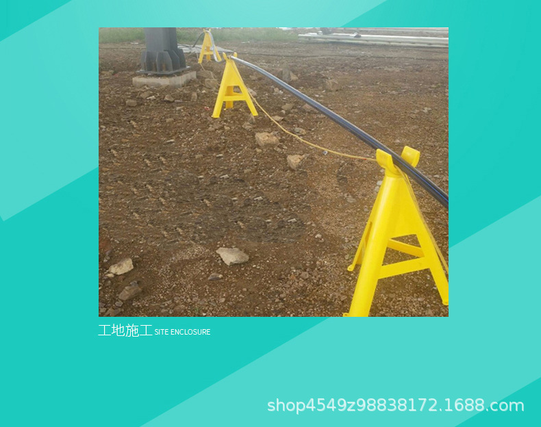 架空电线架子线托玻璃钢电缆支架三角放线架固定电缆pvc塑料电力