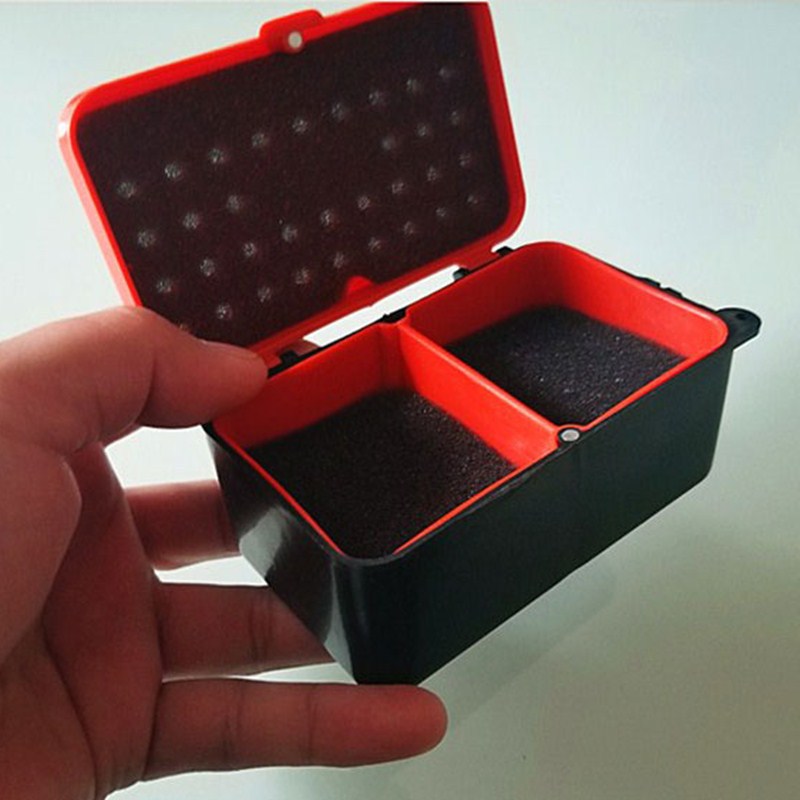 红虫盒蚯蚓盒活饵盒保鲜盒塑料小号中号大号饵料盒鱼饵盒渔具用品