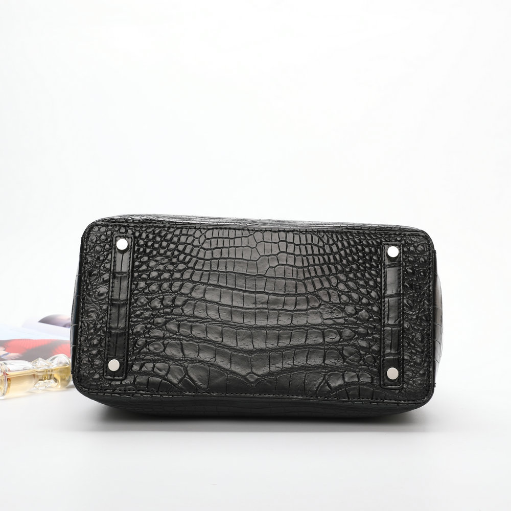 暹罗鳄鱼皮女包真皮包包大容量女包鳄鱼肚皮手提包时尚潮流包包女