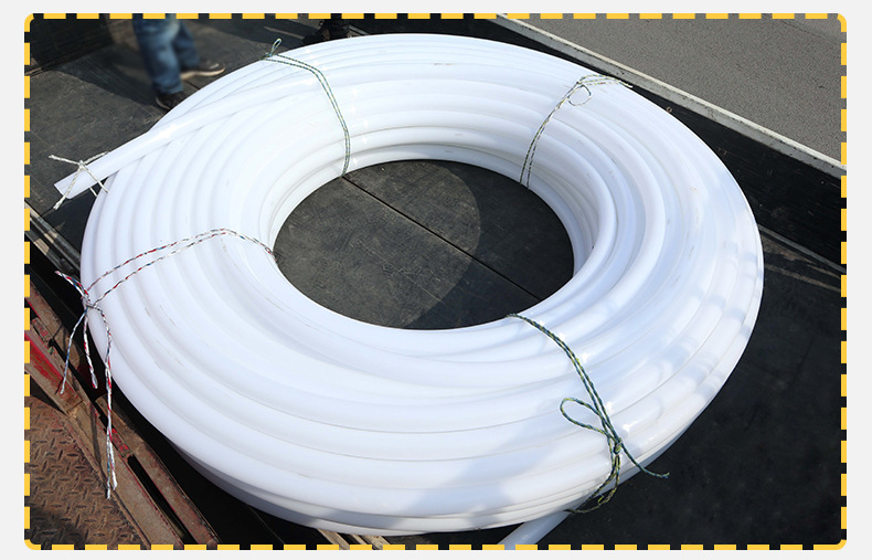 白色塑料盘管20mm 工程注浆 降水 聚乙烯白色塑料一次性注浆管