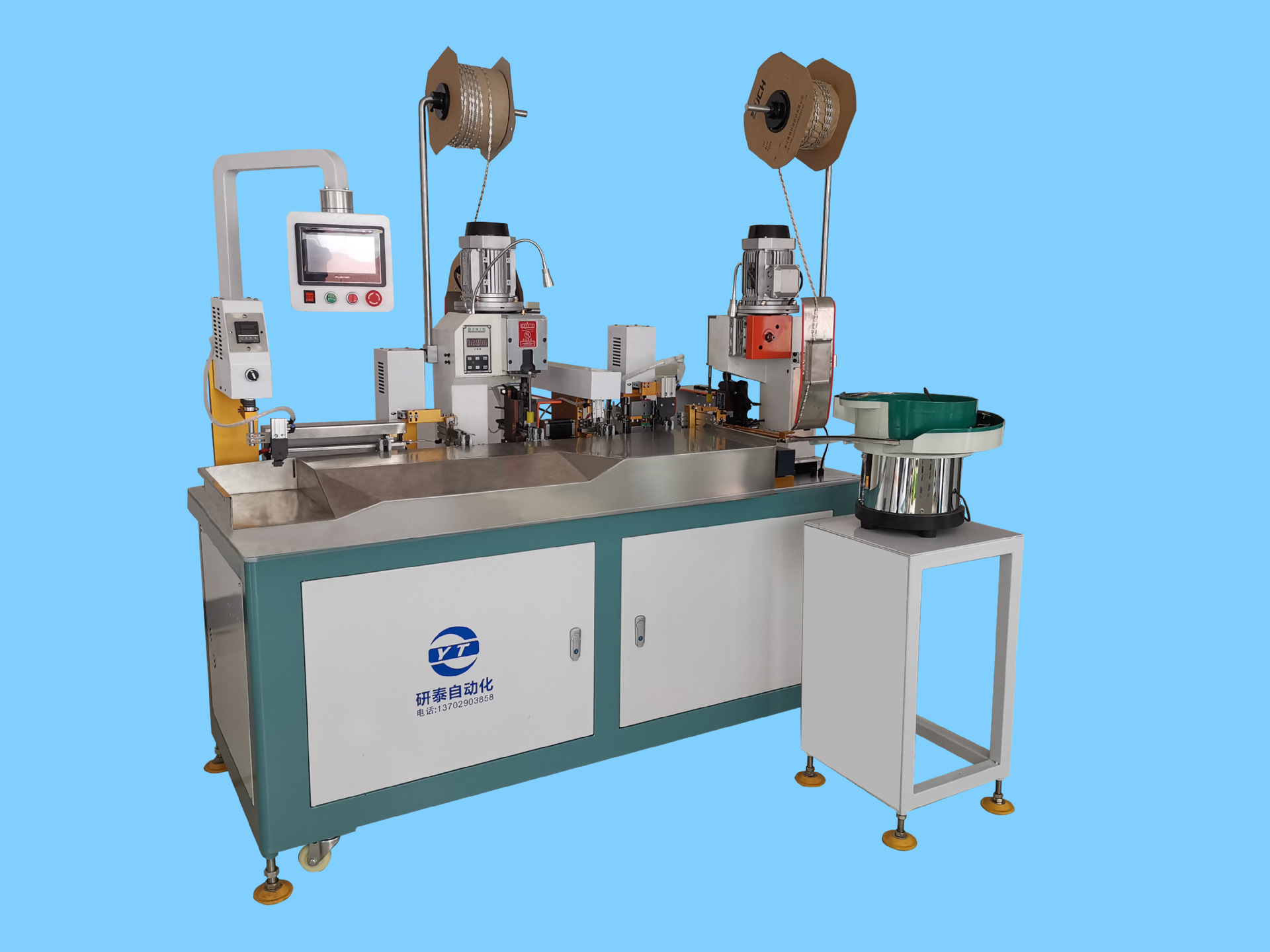 厂家直销 全自动护套热缩管端子机 单双端剥皮端子压着机品质可靠