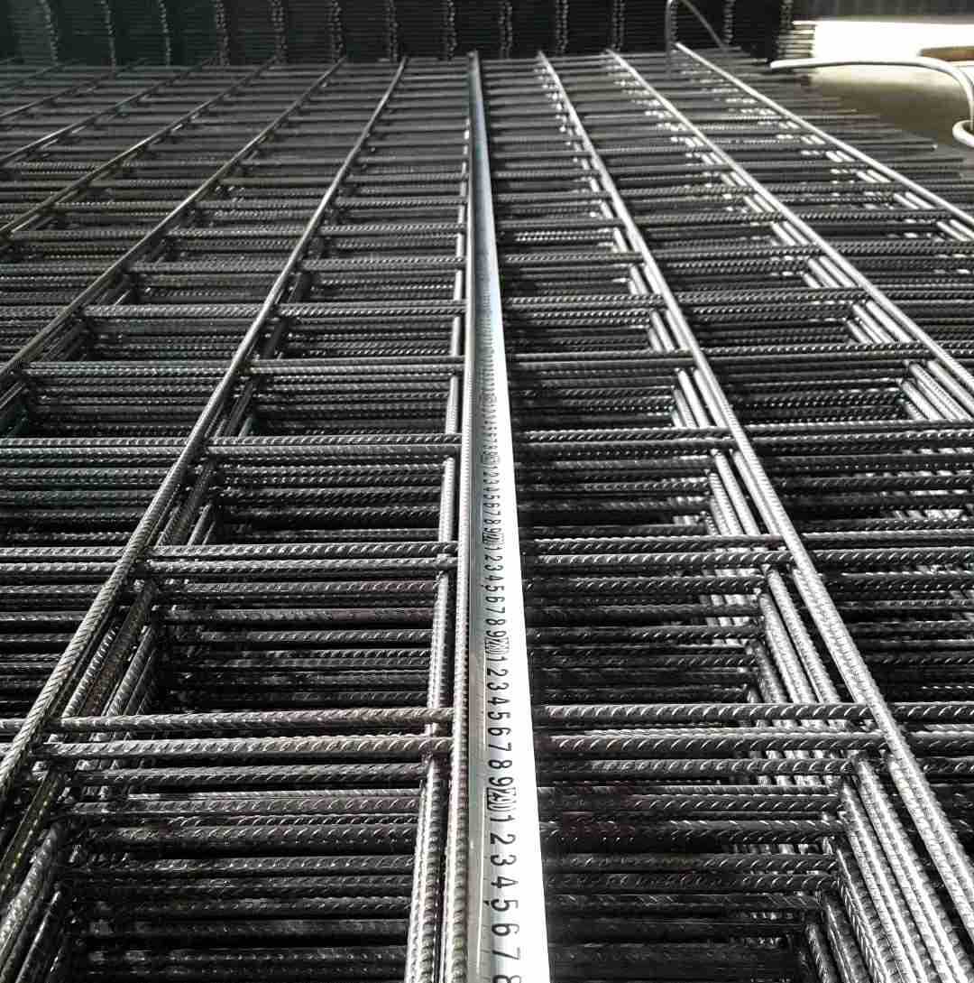 冷轧带肋碰焊钢筋网 10厘双向螺纹钢筋网 混凝土倒水泥铁丝网