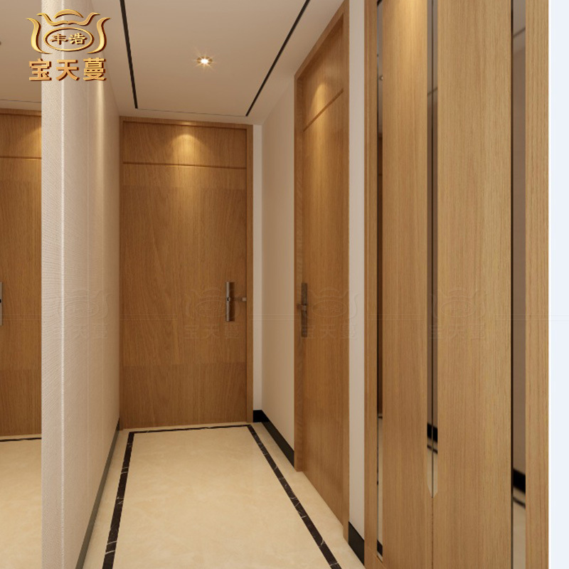 星级酒店客房门门套线定制 厂家直销高级公寓e1级多层板洗手间门