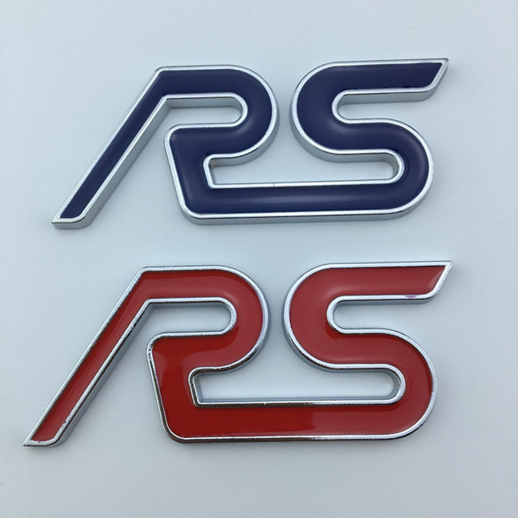 rs车标适用于福特蒙迪欧福克斯rs运动版金属车贴
