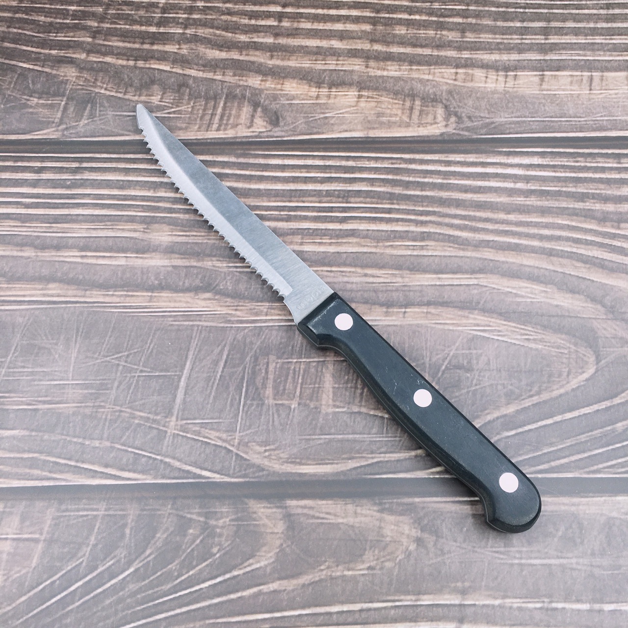 pom不锈钢水果刀锯齿柠檬刀牛排刀面包刀西餐西式刀厨房刀具