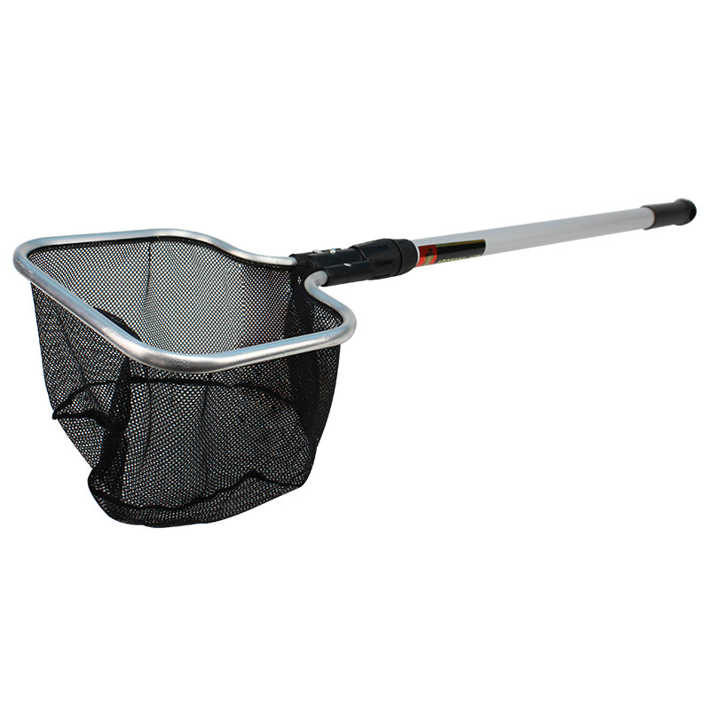 中大型鱼网鱼捞渔捞抄网捞鱼网兜圆方形鱼捞手抄鱼网金鱼观赏鱼