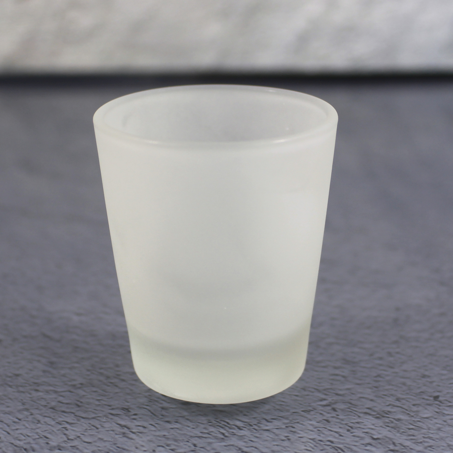 厂价高白料广告杯烈酒杯蒙砂玻璃杯磨砂小酒杯白酒小酒杯50ml