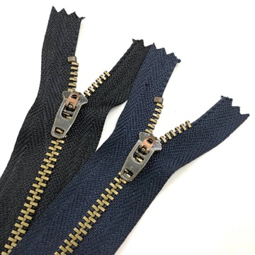 4号金属拉链牛仔裤拉链y牙古铜黄铜浅金15cm裤子拉链服装门禁拉链