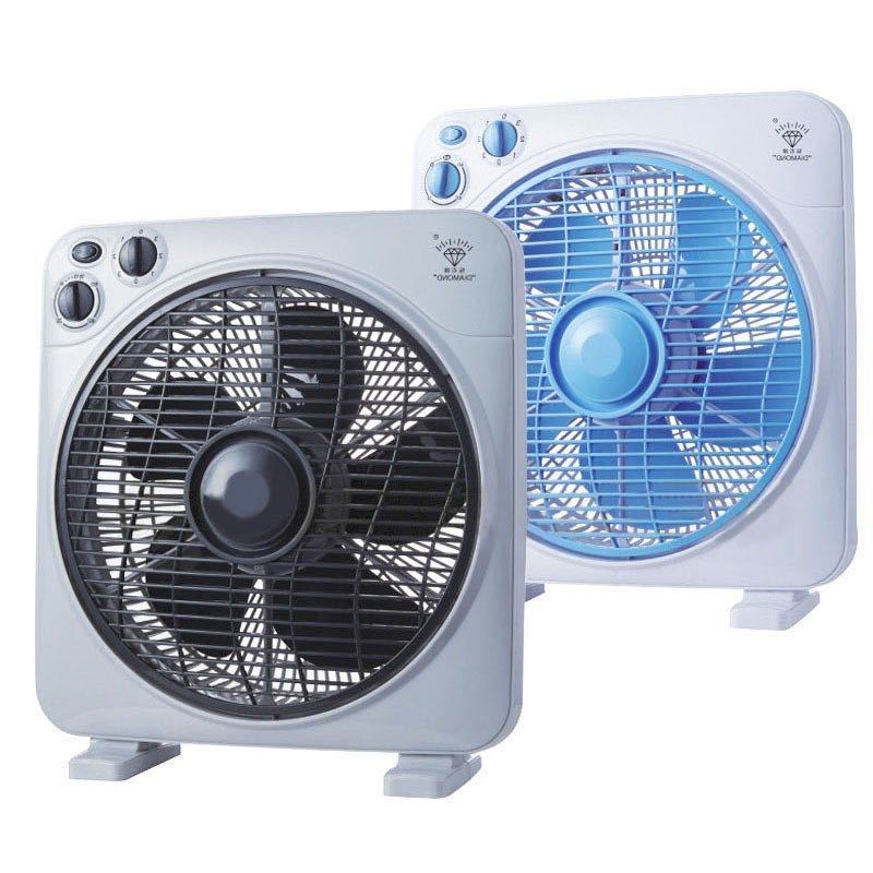 钻石牌12寸方角扇 家用台式静音鸿运扇 床头可定时转页扇厂家直供