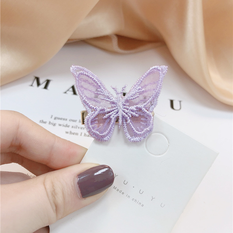 Summer Fairy Elf ~ Clip Hairware Fairy Butterfly Barrettes Side Clip Girl Duckbill Clip Bang Hairpin