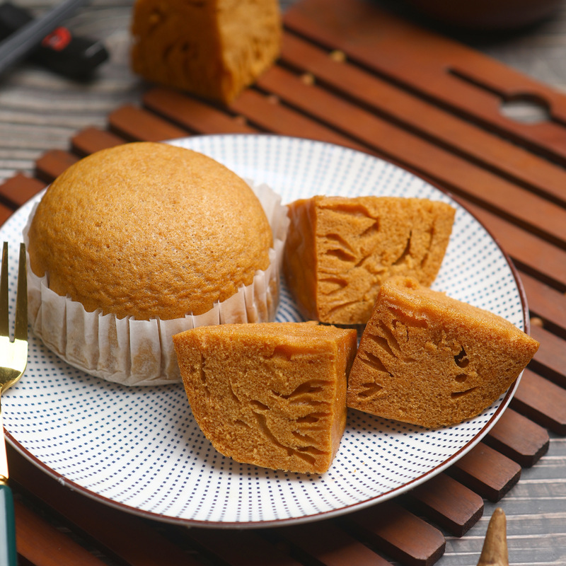 粤食福广式点心古法马拉糕广东茶楼早茶早餐速冻糕点半成品 6个装