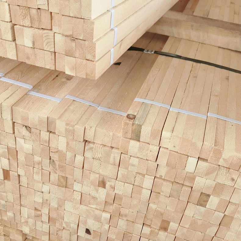 厂家供应烘干樟子松木龙骨 装修木龙骨 杉木龙骨条