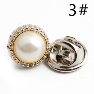 Anti-Exposure Button Hidden Hook Removable Adjustable Nail-Free Button Sewing Free Button Pearl Button Shirt Decoration Brooch Clasp